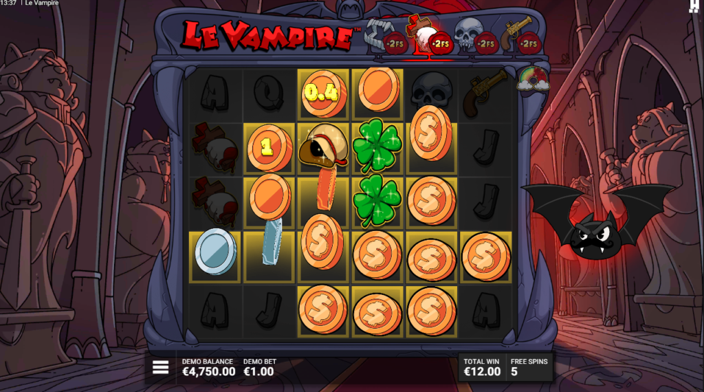 Le Vampire Hacksaw Gaming Slot Review Online Slots Casino New Volatile Bonus Free Games Spins