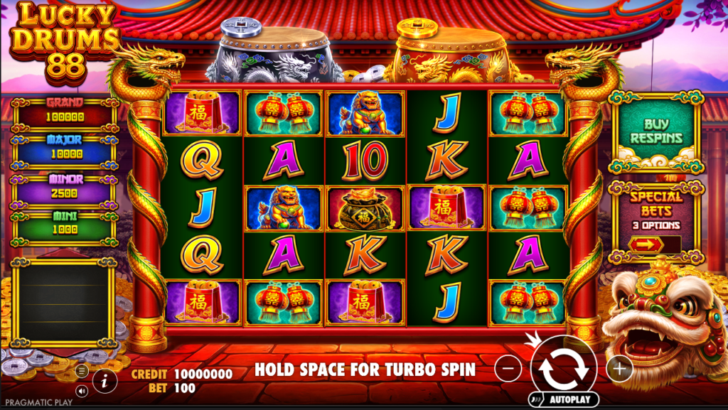 Lucky Drums 88 Pragmatic Play Slot Review Online Slots Casino New Volatile