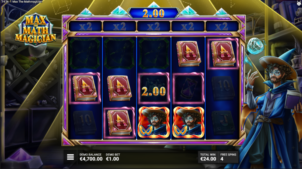 Max The Mathmagician Kitsune Studios Slot Review Online Slots Casino New Volatile Bonus Free Games Spins