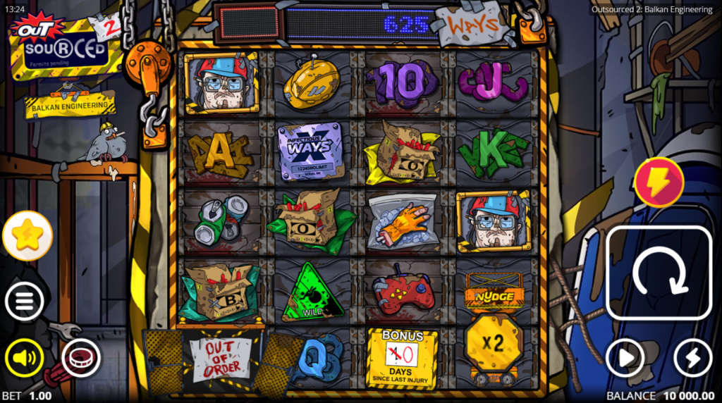 Outsourced 2 Nolimit City Slot Review Online Slots Casino New Volatile