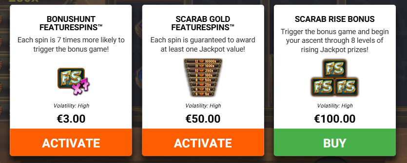Scarab Ascension NowNow Gaming Slot Review Online Slots Casino New Volatile Bonus Free Games Spins