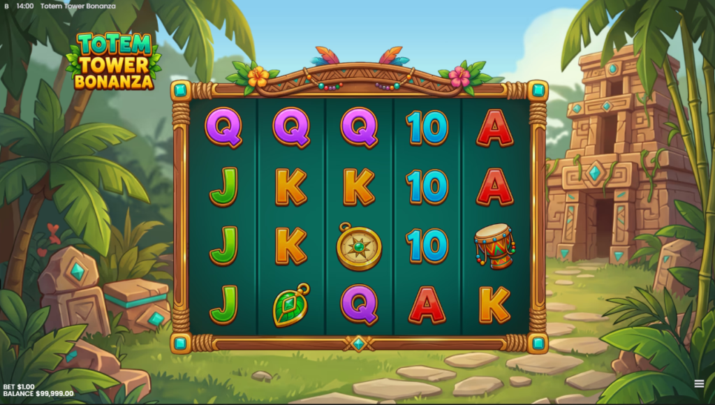 Totem Tower Bonanza Backseat Gaming Slot Review Online Slots Casino New Volatile