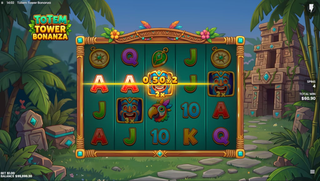 Totem Tower Bonanza Backseat Gaming Slot Review Online Slots Casino New Volatile Bonus Free Games Spins