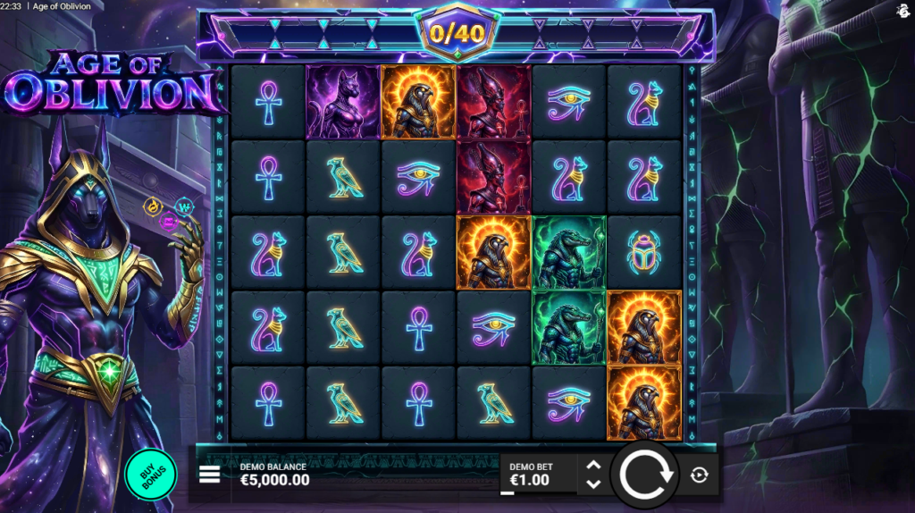 Age of Oblivion Bullshark Games Slot Review Online Slots Casino New Volatile