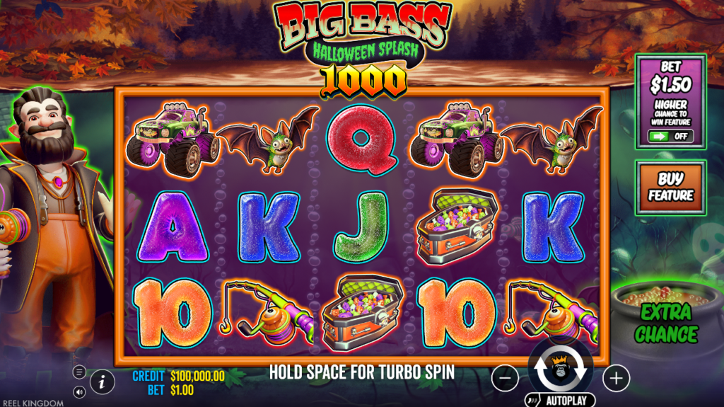 Big Bass Splash Halloween 1000 Reel Kingdom Slot Review Online Slots Casino New Volatile
