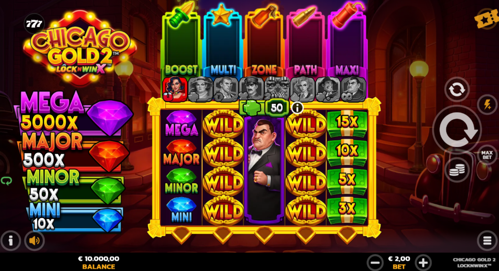 Chicago 2 LockNWin PearFiction Studios Slot Review Online Slots Casino New Volatile