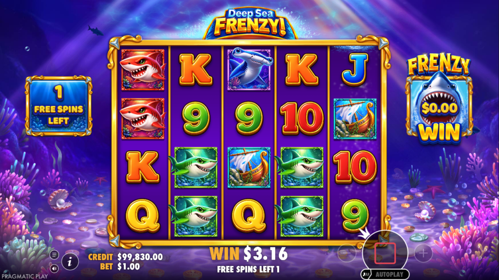 Deep Sea Frenzy Pragmatic Play Slot Review Online Slots Casino New Volatile Bonus Free Games Spins