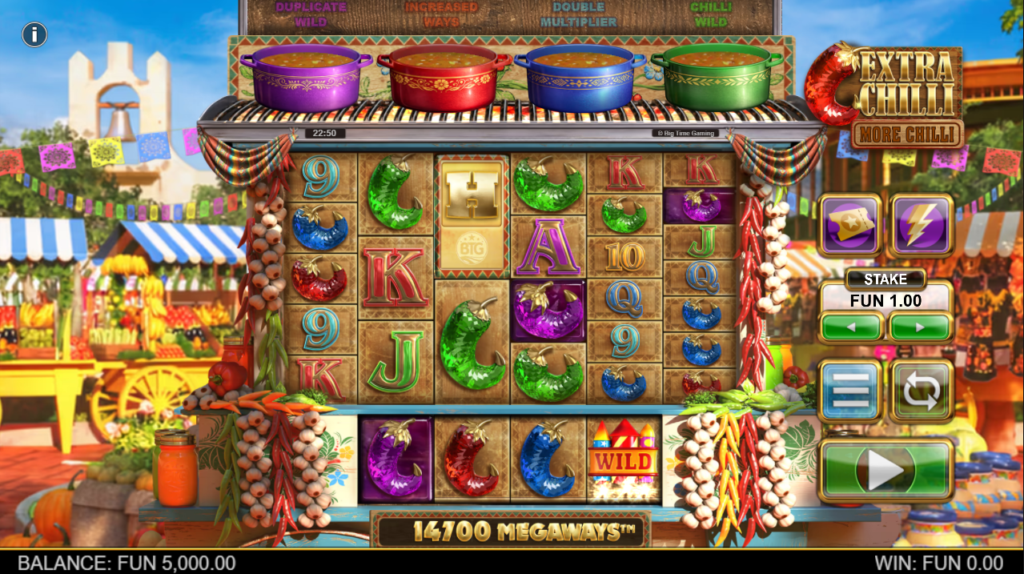 Extra Chilli More Chilli Big Time Gaming Slot Review Online Slots Casino New Volatile