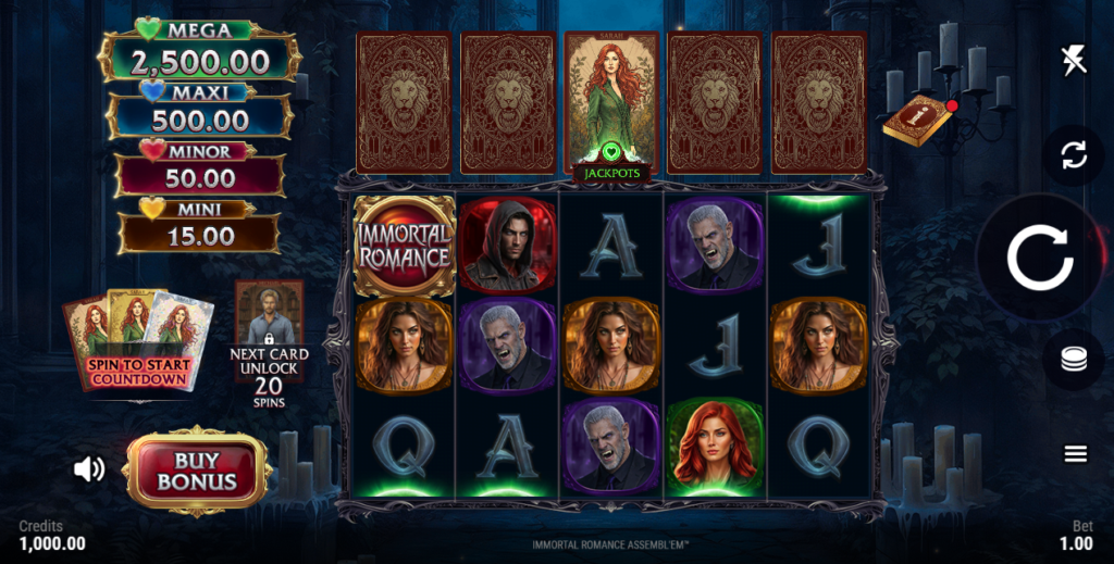 Immortal Romance Assembl'em Stormcraft Studios Slot Review Online Slots Casino New Volatile