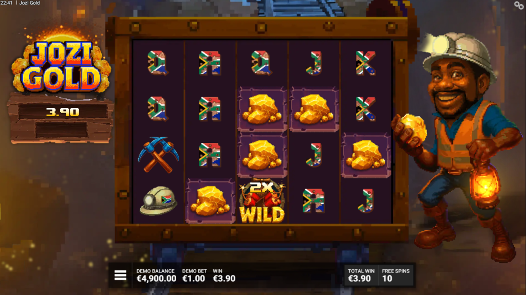 Jozi Gold NowNow Gaming Slot Review Online Slots Casino New Volatile Bonus Free Games Spins