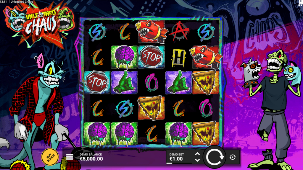 Unleashed Chaos Hacksaw Gaming Slot Review Online Slots Casino New Volatile