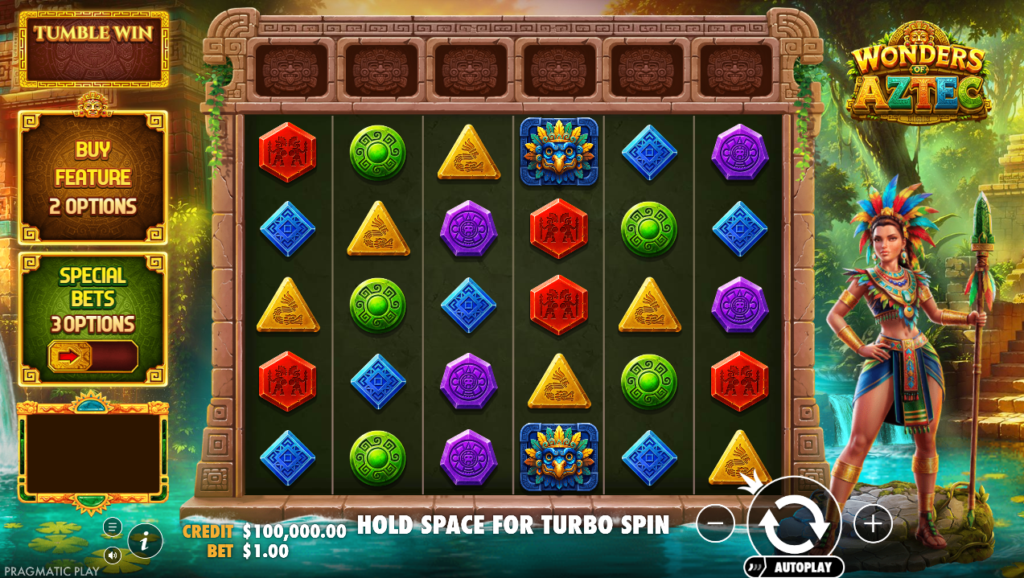 Wonders of Aztec Pragmatic Play Slot Review Online Slots Casino New Volatile