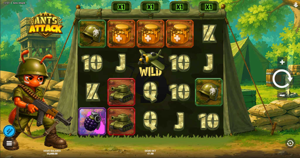 Ants Attack Bullshark Games Slot Review Online Slots Casino New