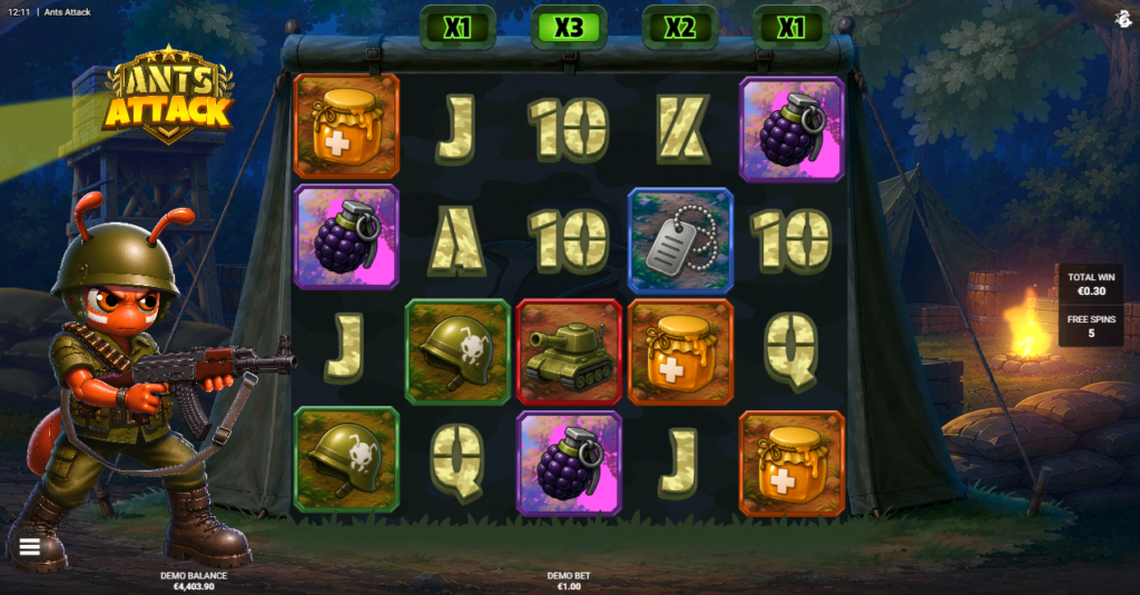 Ants Attack Bullshark Games Slot Review Online Slots Casino New