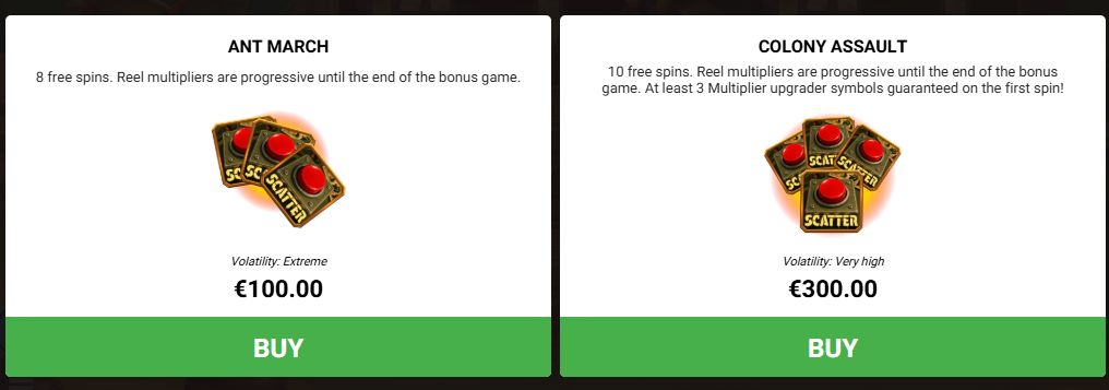 Ants Attack Bullshark Games Slot Review Online Slots Casino New Bonus Free Games Spins