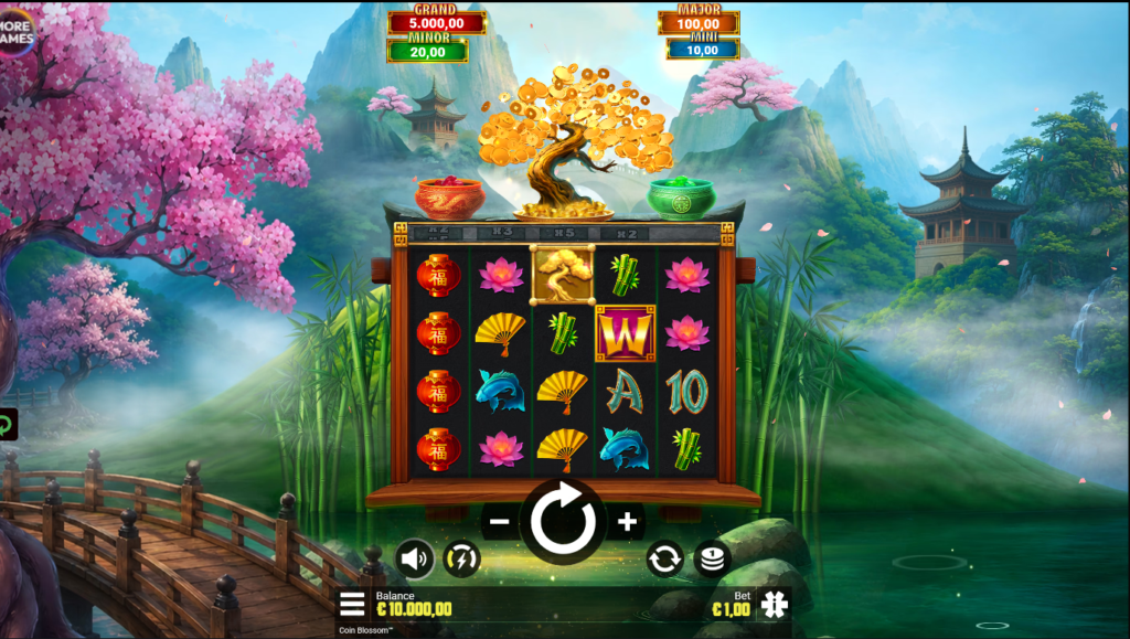 Coin Blossom Snowborn Games Slot Review Online Slots Casino New Volatile