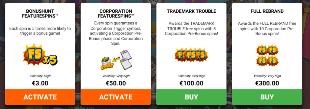 Corporation Wars Kitsune Studios Slot Review Online Slots Casino New Volatile Bonus Free Games Spins