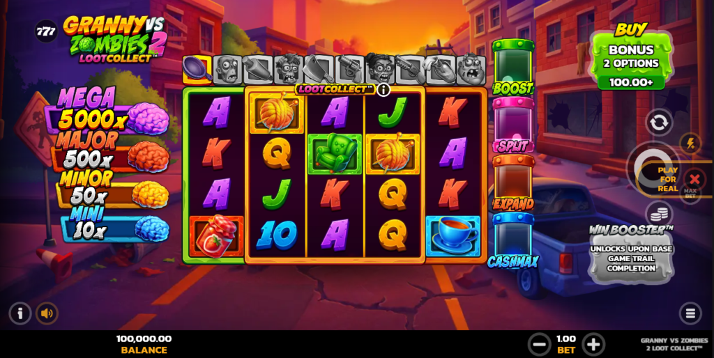 Granny vs Zombies 2 PearFiction Studios Slot Review Online Slots Casino New Volatile