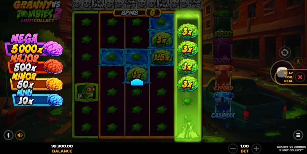 Granny vs Zombies 2 PearFiction Studios Slot Review Online Slots Casino New Volatile Bonus Free Games Spins