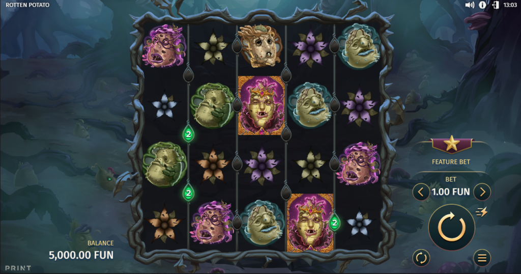 Rotten Potato Print Studios Slot Review Online Slots Casino New Volatile